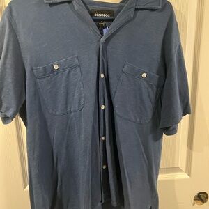 Bonobos Casual Navy Button Down Shirt